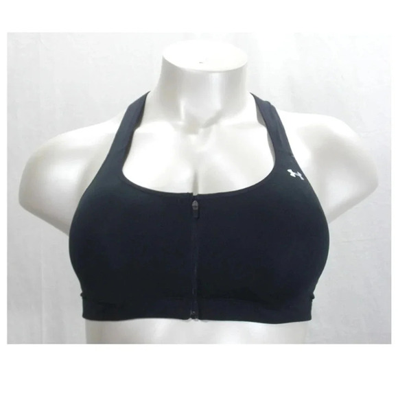 38A‎ BRAND NEW Under Armour Protegee Zip-Front WireFree Sport Bra NWT - Picture 1 of 16